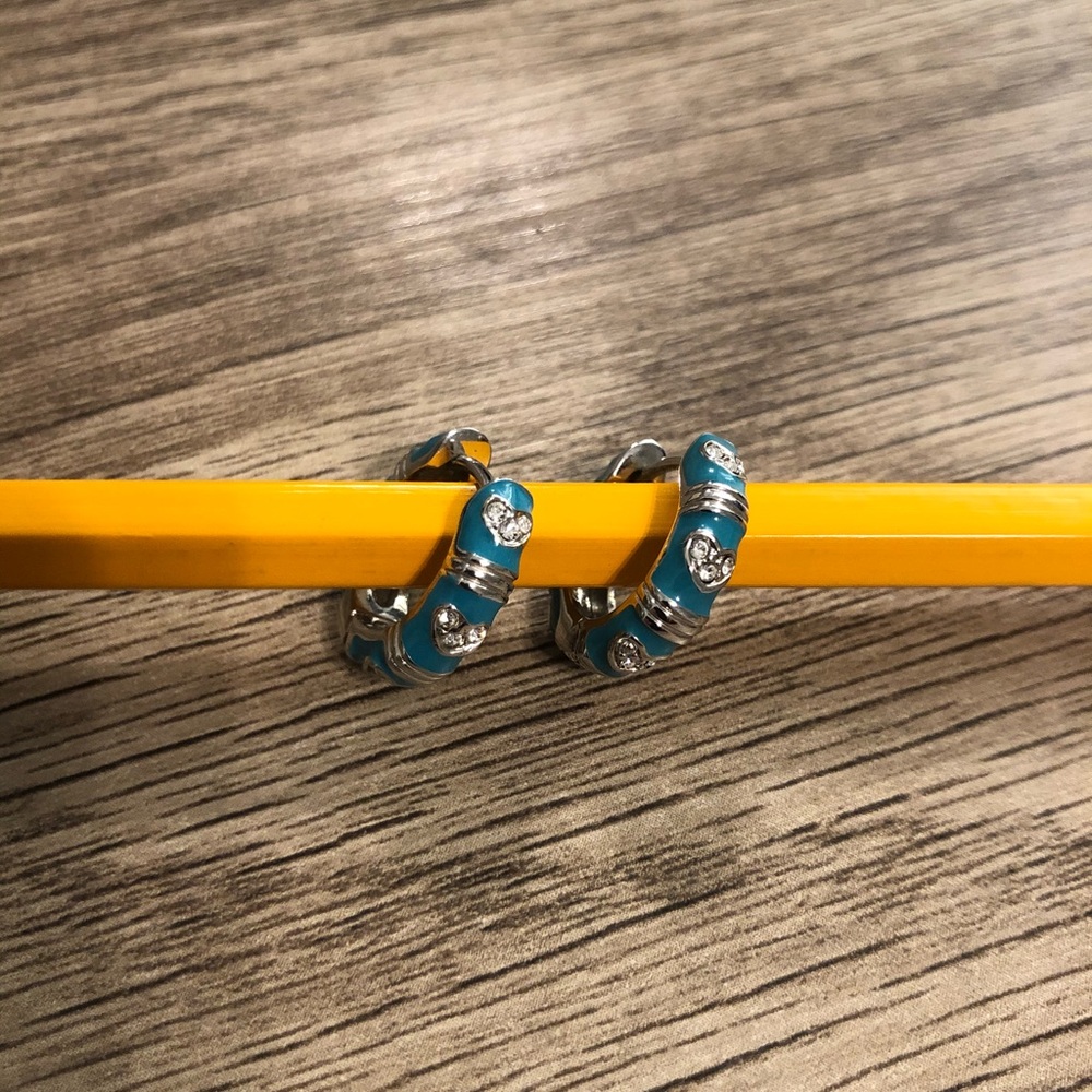 Lauren G Adams enamel earrings